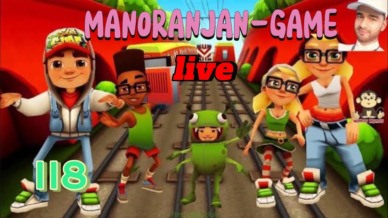 Subway Surfers LIVE 🔴 Crazy Endless Run | Mega High Score Hunt 😱🔥 Manoranjan-game