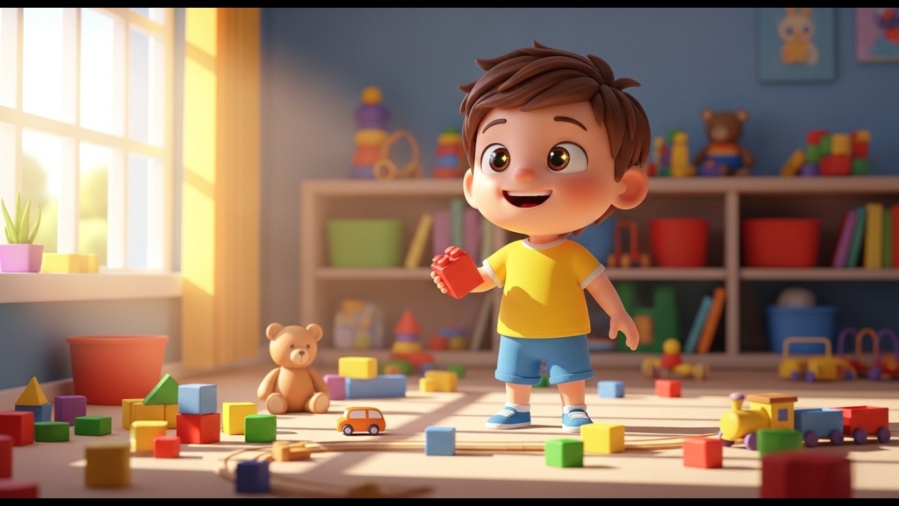 Clean Up Toy Song | Fun Tidy Up Song for Kids | Preschool Sing Along