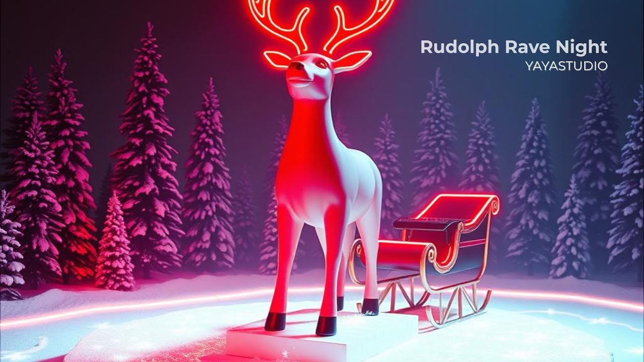 Rudolph Rave Night 🦌🎧 | Christmas EDM Festival Dance Track