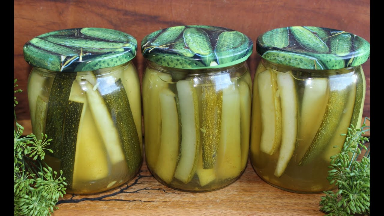 PIKLE Z CUKINII W ZALEWIE CURRY #przetwory #cukinia #zucchini