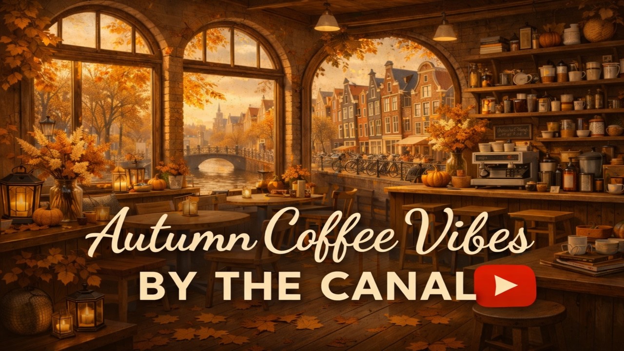 Autumn Coffee by the Canal 🍂☕️ Lo-Fi Chill
