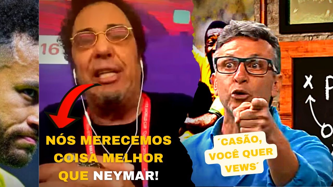 🔥MUITA TRETA! CRAQUE NETO REBATE CASAGRANDE AP&Oacute;S CRITICAR FORTEMENTE NEYMAR.