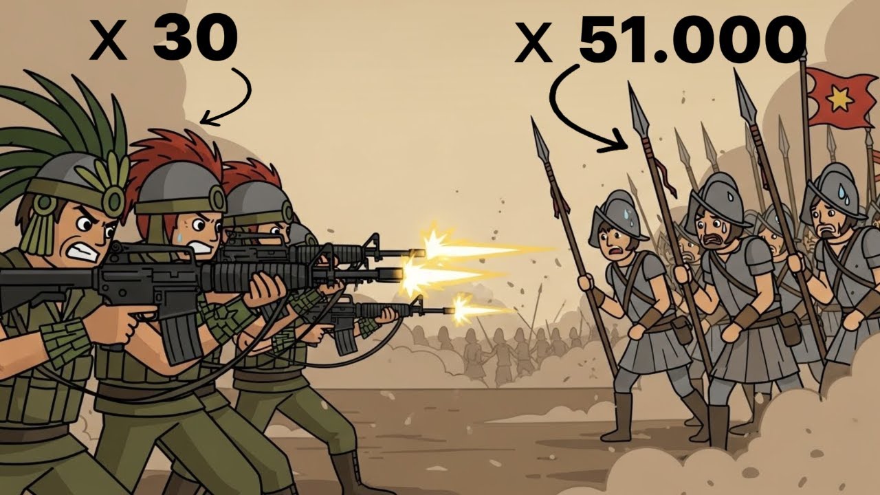 What if the Aztecs Had M16 Rifles Against the Spanish Conquistadors?