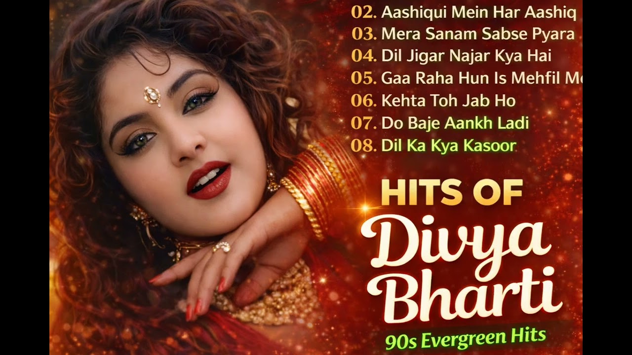 90s Old Hindi Songs❤️Divya Bharti Hits Songs💘 Udit narayn,Alka Yagnik,Kumar sano, sano negum Mandeep
