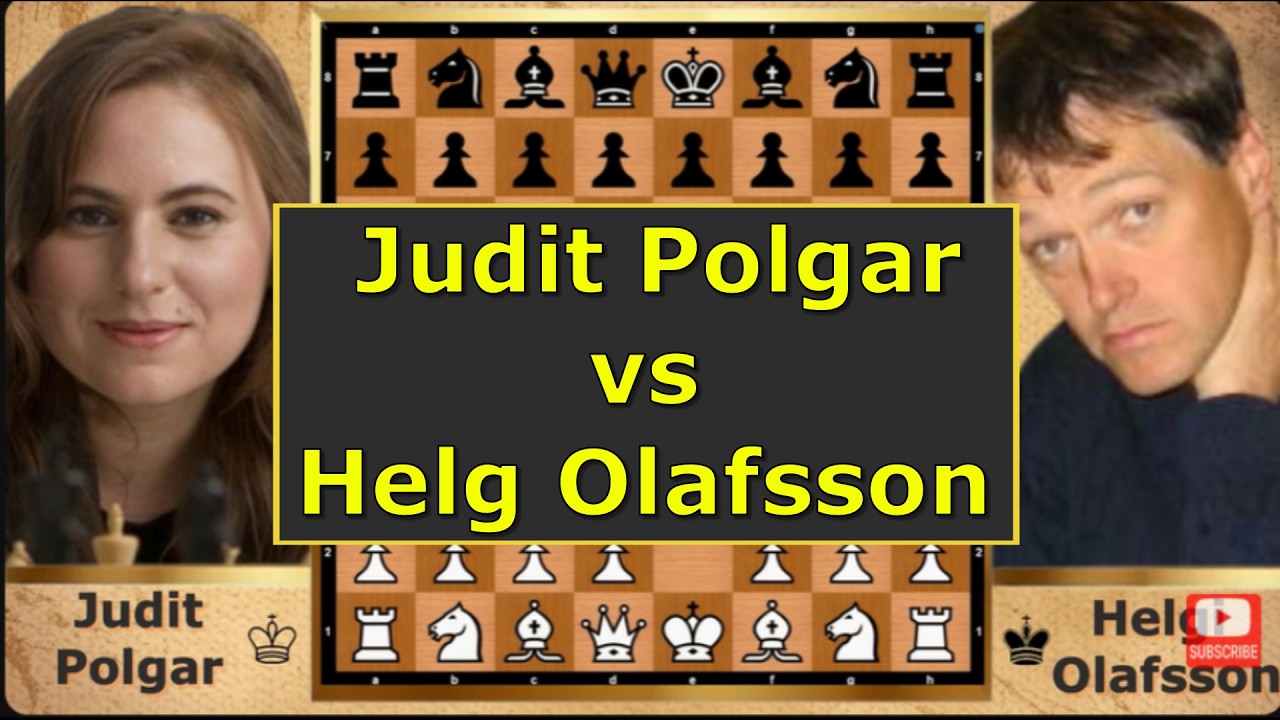 JUDIT POLGAR vs OLAFSSON – Brilliant Sicilian Attack! ♟️🔥 #JuditPolgar #SicilianDefense #Chess