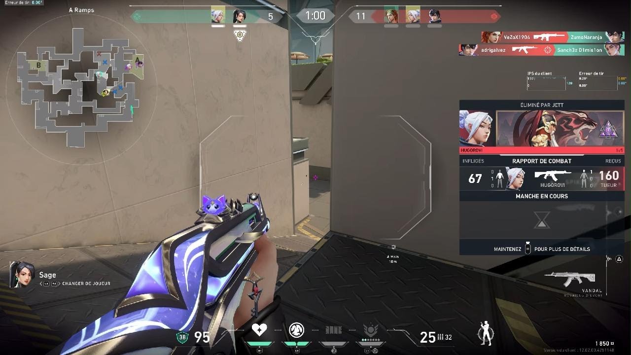 CLUTCH 1v4 avec RAZE sur SPLIT