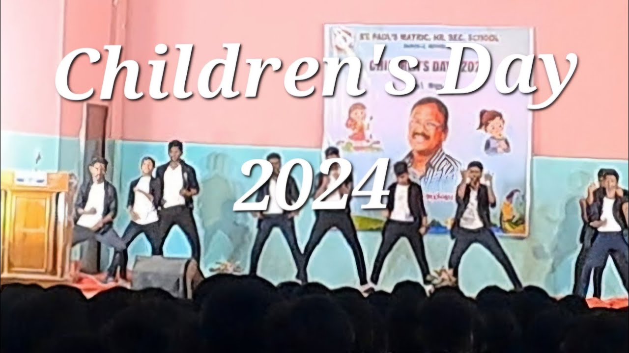 Children's day 2024 |St.paul's mat hr sec School,  neyveli