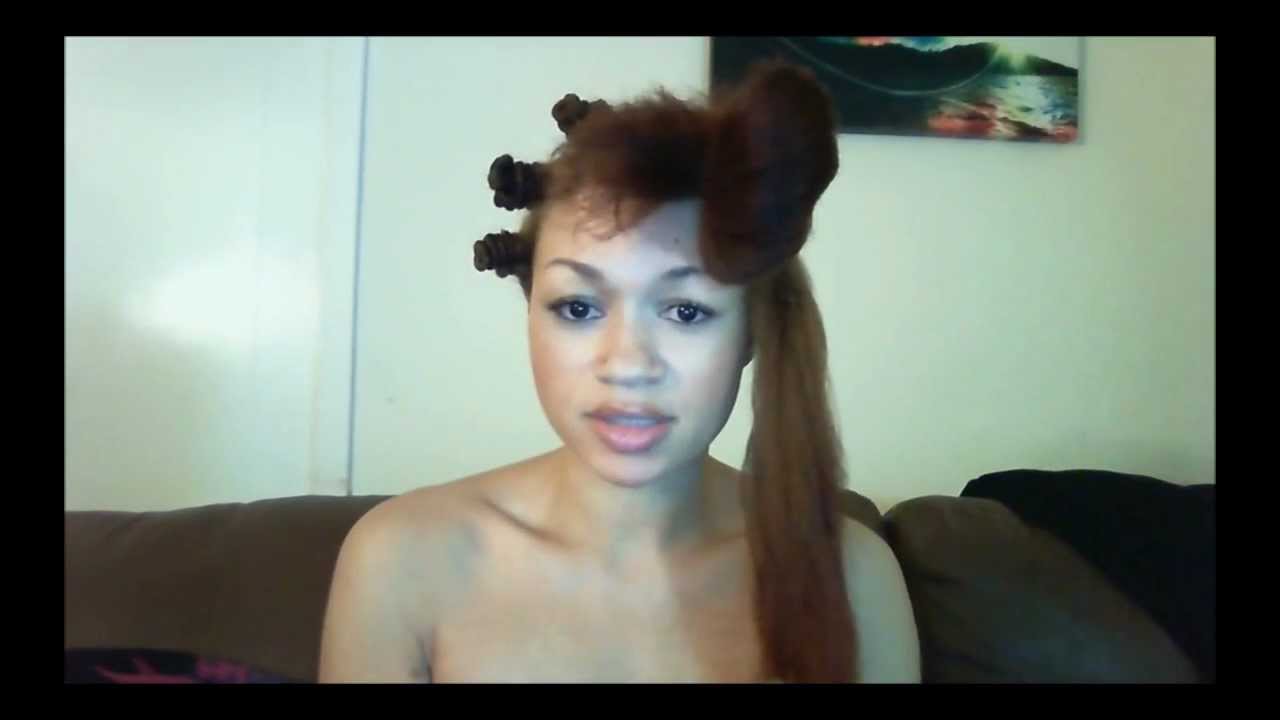 Tutorial: Dry Bantu Knot Out on Natural Hair Part I