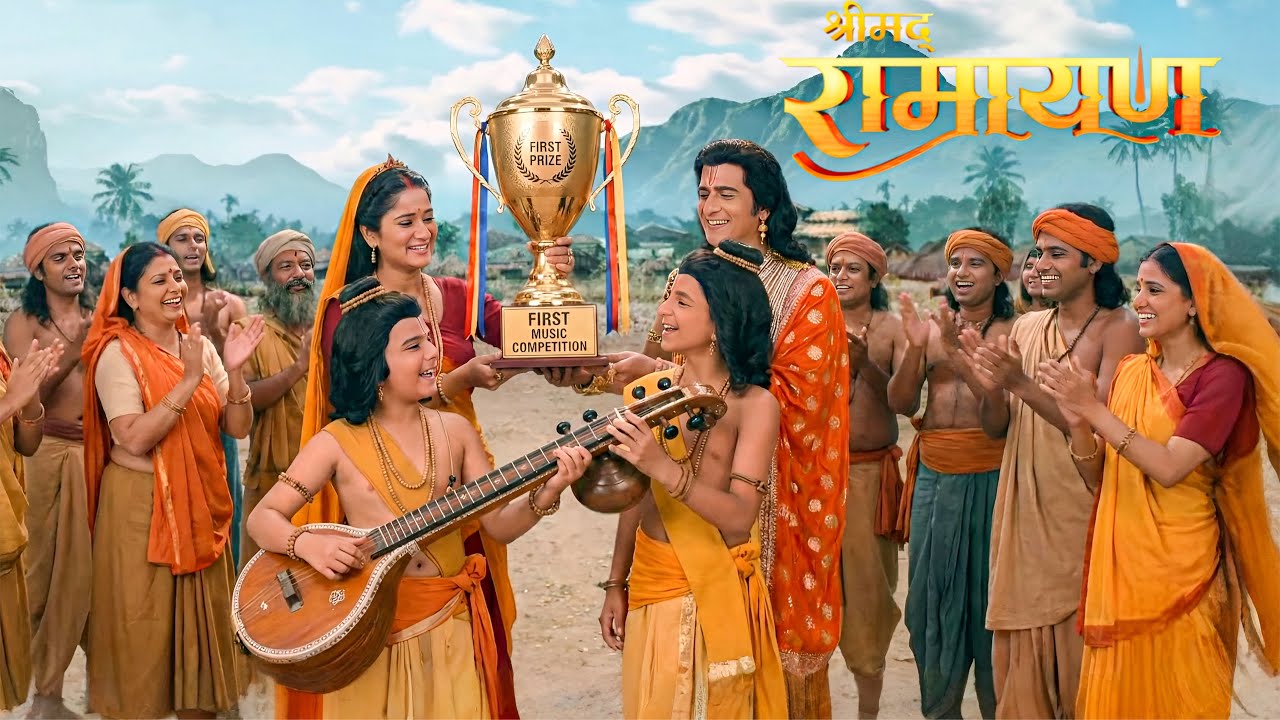 जब लव-कुश ने गिटार प्रतियोगिता में जीता पहला इनाम || Shrimad Ramayan