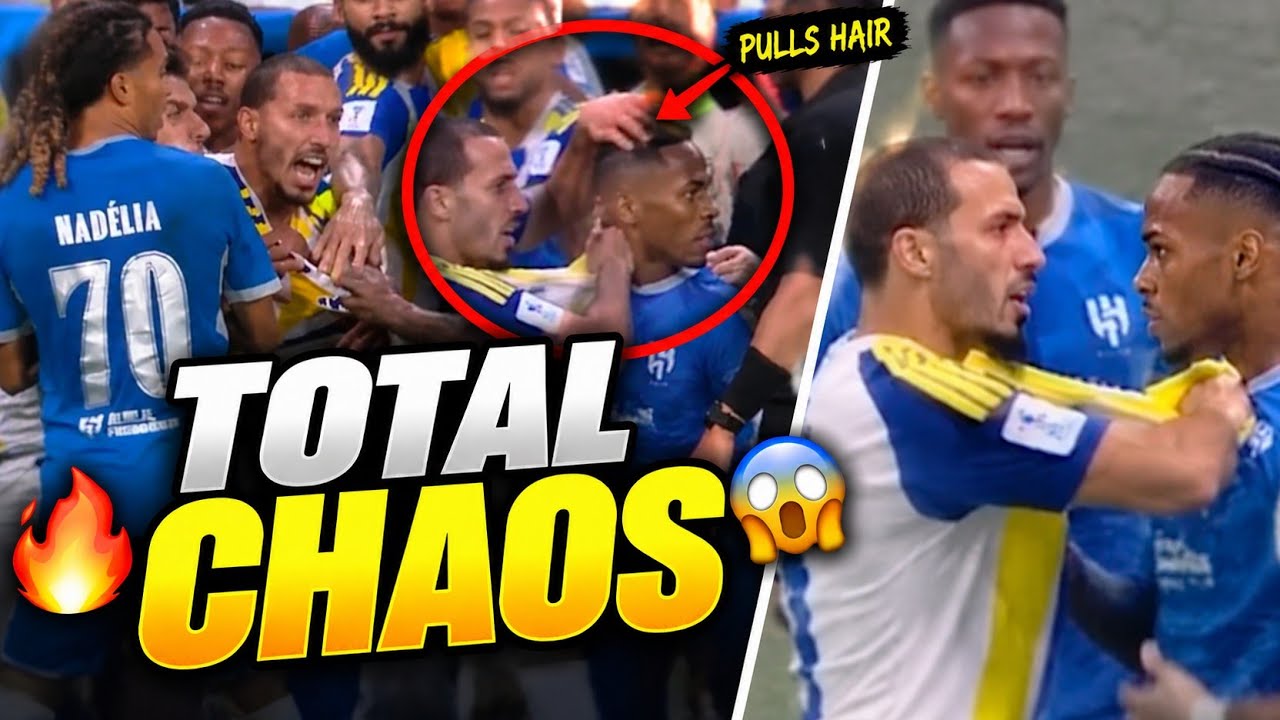 🔥 Al Hilal vs Al Gharafa Turned Into CHAOS After Summerville and Bennacer Clash 🤯⚽