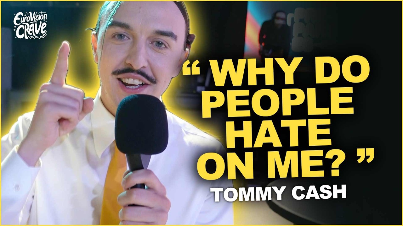 🇪🇪 TOMMY CASH Claps Back at Haters + Spills on Eurovision 2025 | Interview Madrid PreParty (Estonia)