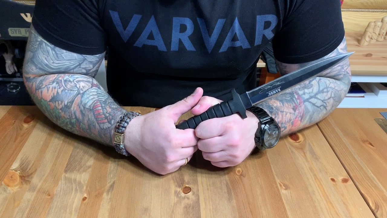 Как определить является ли нож холодным оружием, обзор ножа Rambo.