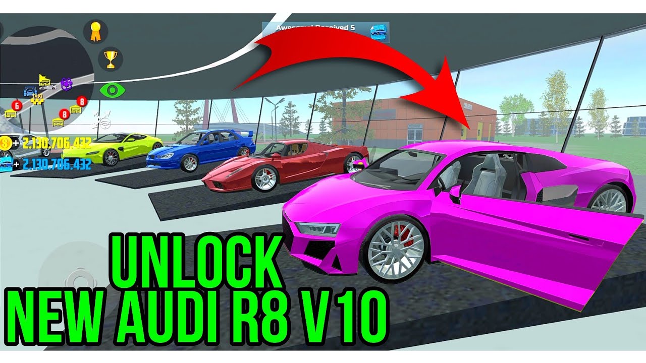 Car Simulator 2 Update | Unlock New Audi R8 V10 - Android Gameplay