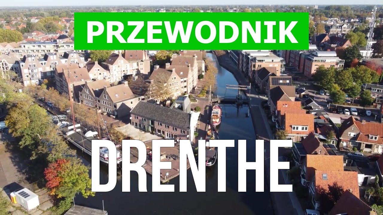 Drenthe, Holandia | Miasto Assen, Emmen, Meppel, Coevorden | Dron 4k wideo | Prowincja Drenthe