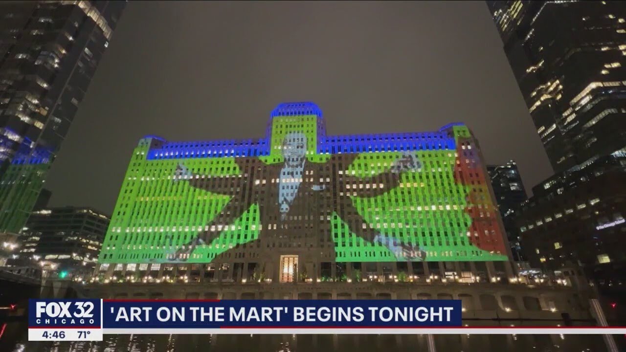 Art on the Mart returns to illuminate Chicago's Merchandise Mart