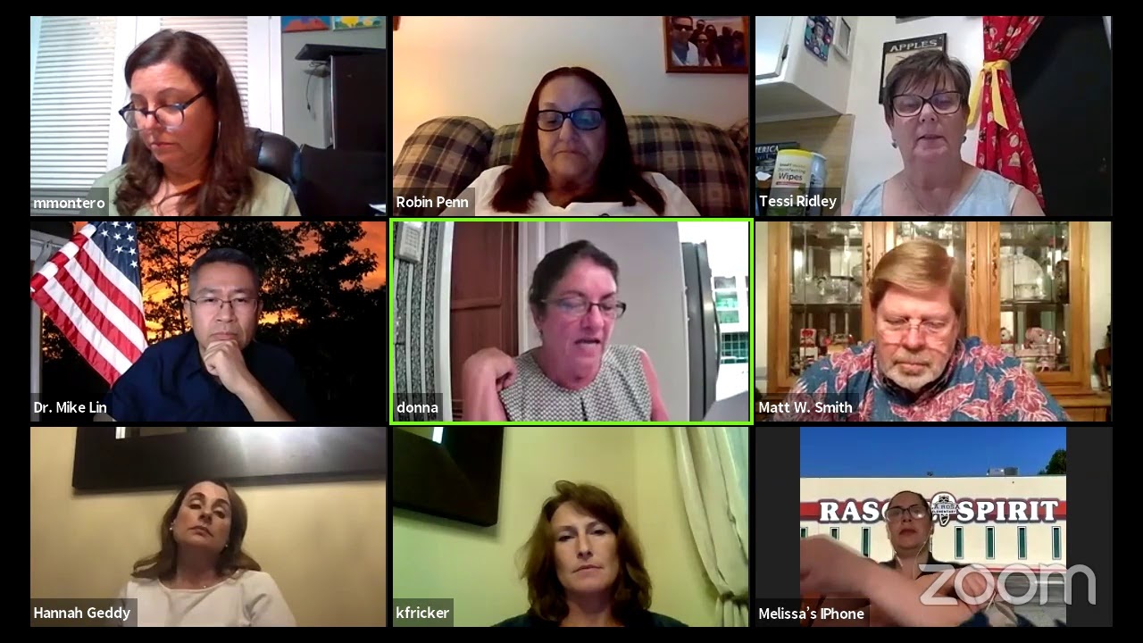 TCUSD Board of Education Meeting 7/22/2020