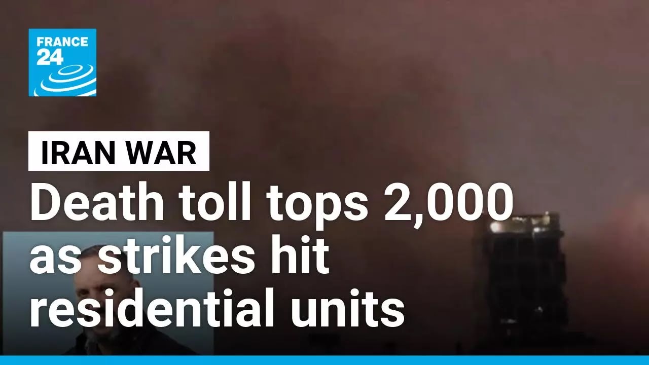 Death toll in Iran tops 2,000 as Israeli strikes increasingly target residential units &bull; FRANCE 24