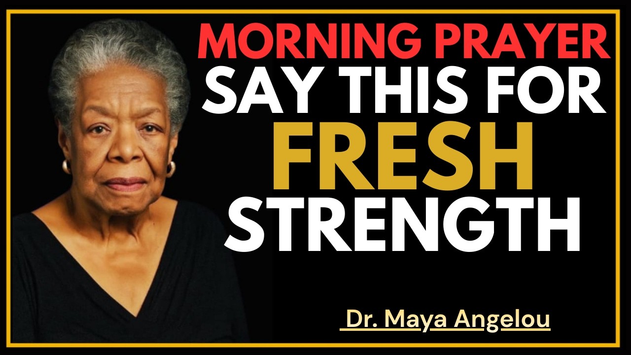 Lord, Lift Your Standard Over Me Against Every Attack | Morning Prayer | DR. MAYA ANGELOU
