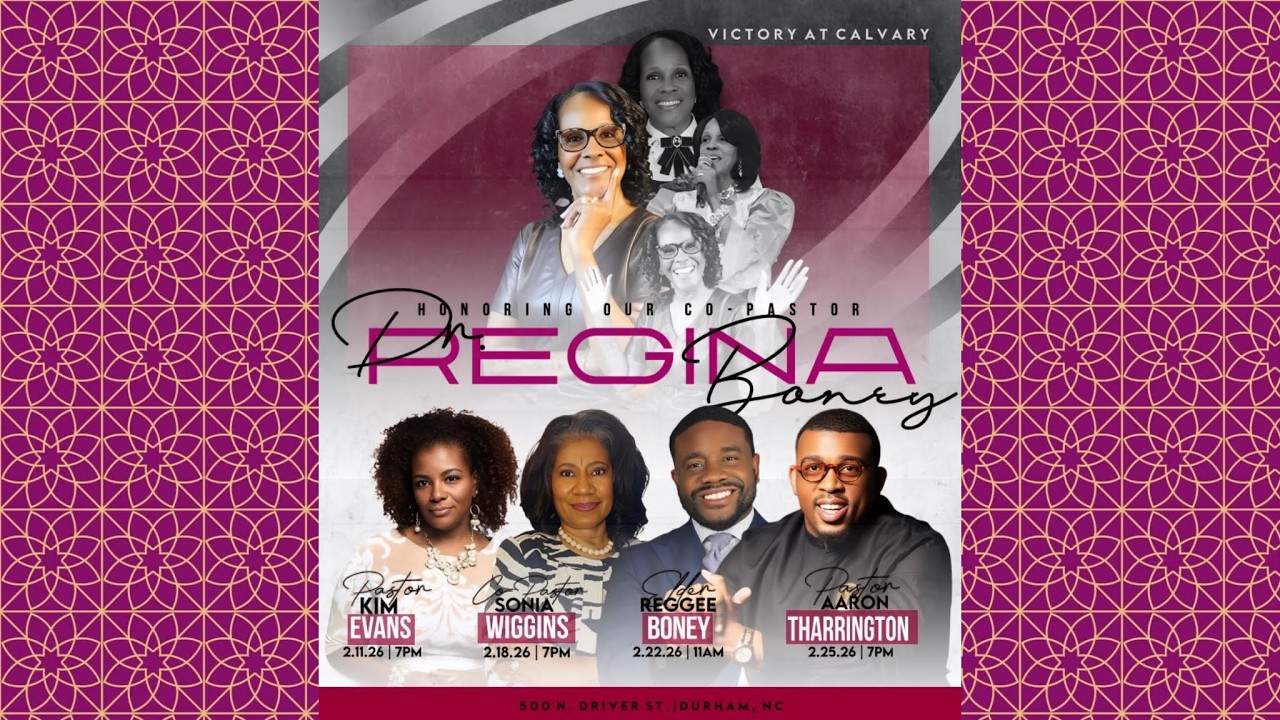 Celebrating Co-Pastor Dr. Regina Boney~