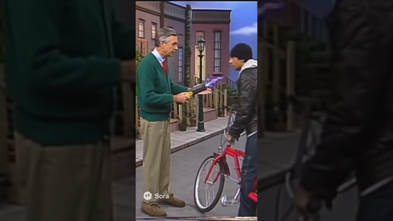 Mr. Rogers Gives An Electrifying Lesson To A Bike Thief