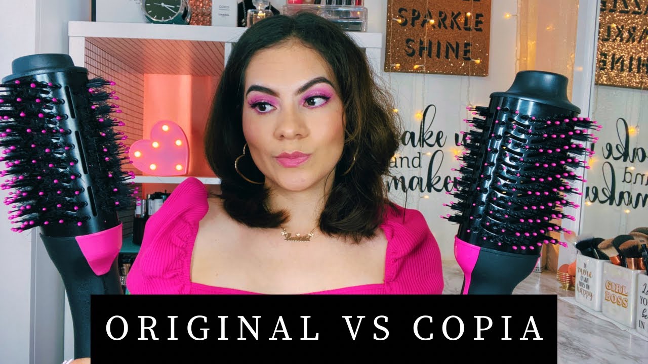 CEPILLO REVLON ORIGINAL VS NO ORIGINAL./ONE STEP HAIR BRUSH/CUAL TRABAJA MEJOR?