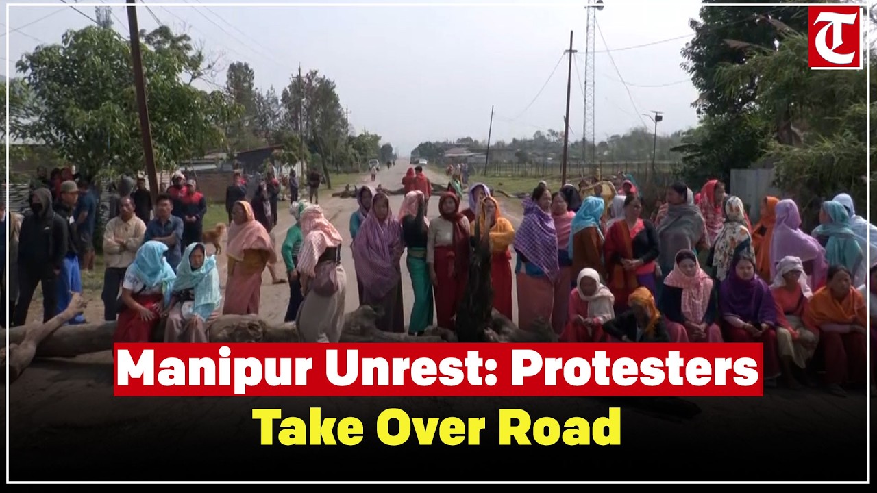 Imphal&ndash;Ukhrul Road Blocked as Protests Erupt Over Youth Leader Arrest, Narco-Terror Concerns