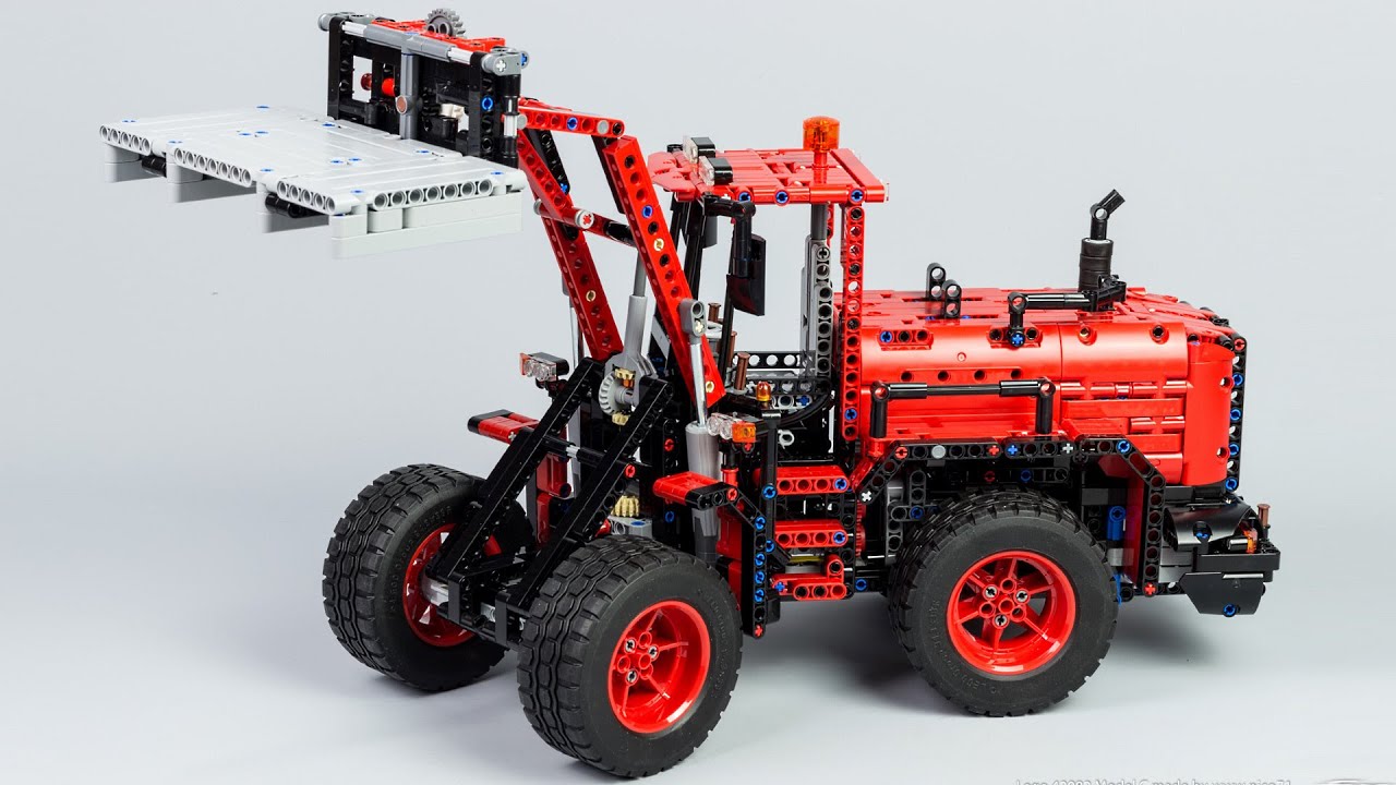 LEGO Technic Set 42082 rebuilt in a Wheel Loader