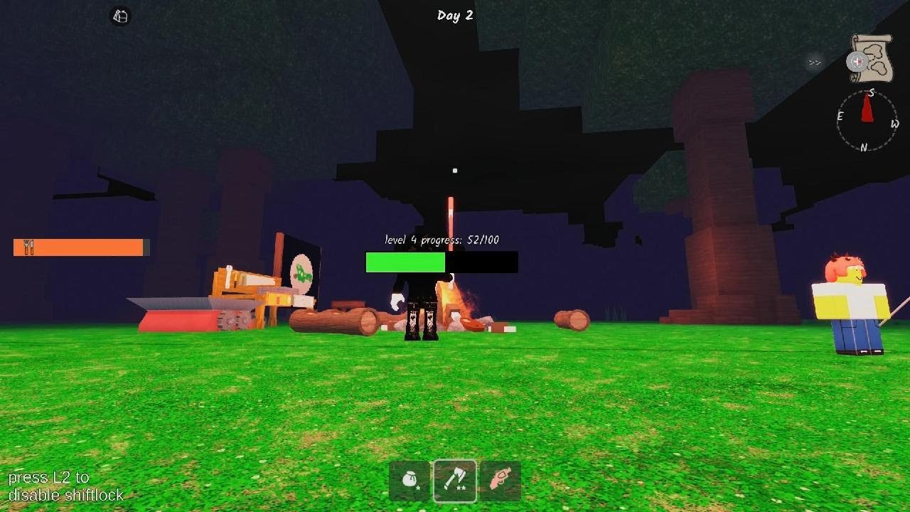Me and my friend playing 99 nights in the forest.