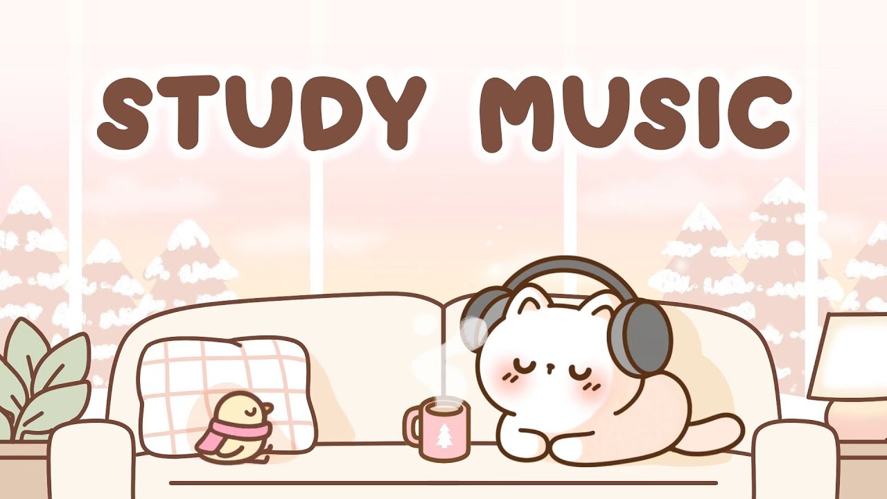 2 hour study with me 🎵 2 hour lofi 😺 ADHD Study music
