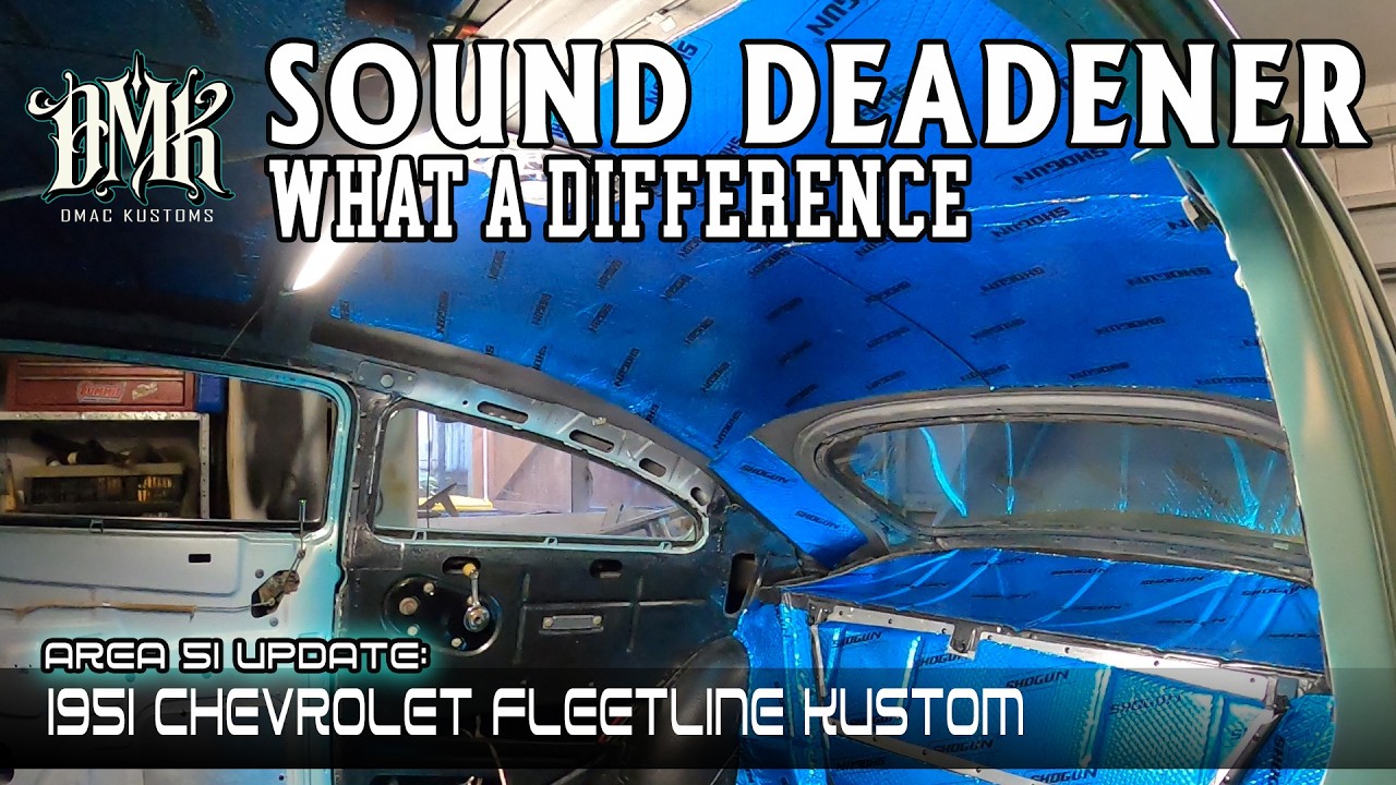 Sound Deadening & Details: 1951 Chevy Fleetline Chopped Custom Interior Build | Dmac Kustoms