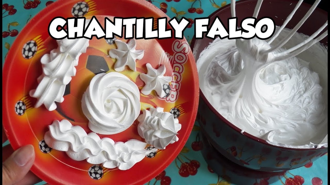 CHANTILLY FALSO COM 3 INGREDIENTES  - DICA RAPIDINHA - Bru na Cozinha
