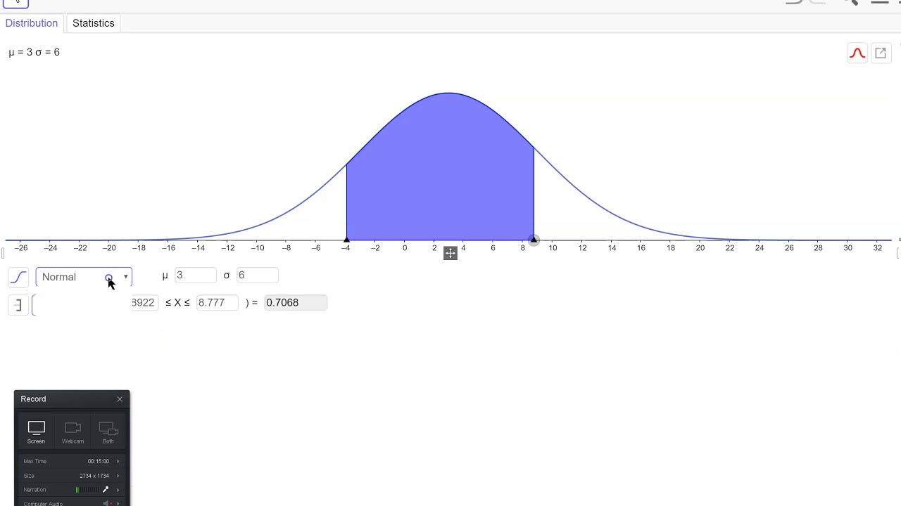 Probability with GeoGebra