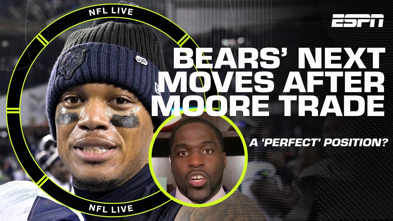 The Bears are in a PERFECT POSITION after trading DJ Moore to the Bills - Sam Acho | NFL Live