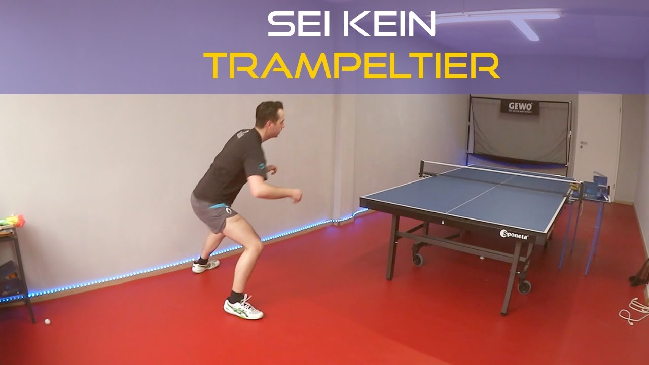 Sei kein Trampeltier - Tipp für deine Beinarbeit | Tischtennis Helden