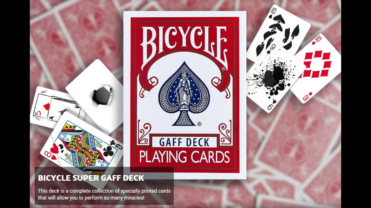 Bicycle Super Gaff Deck - Trickkartenset