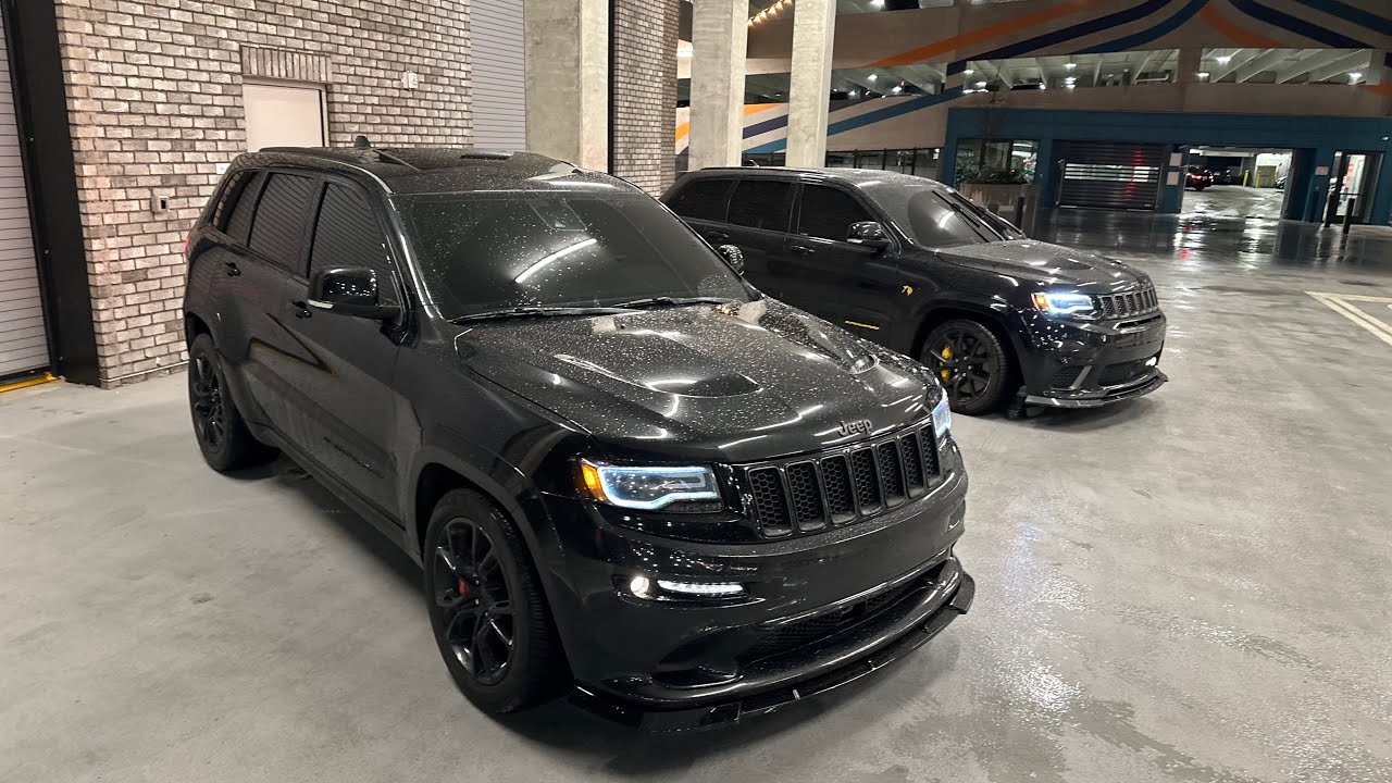 CUTTING UP IN TRAFFIC INSANELY LOUD SRT JEEP POV