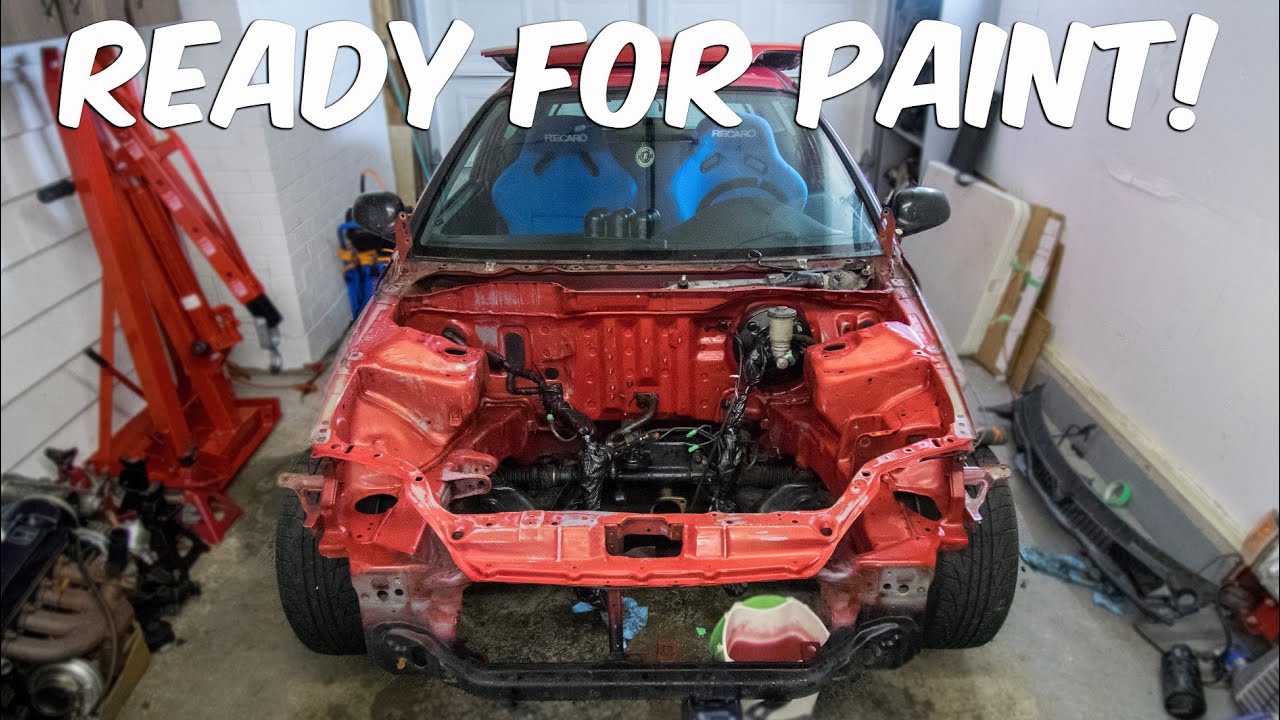 Engine Bay PAINT PREP!! - EG Hatch