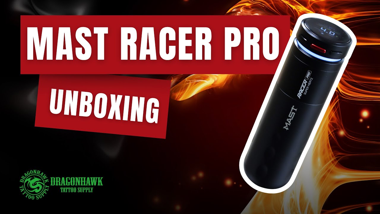 Mast Racer Pro - Распаковка - Для новичков или продвинутых татуировщиков?!