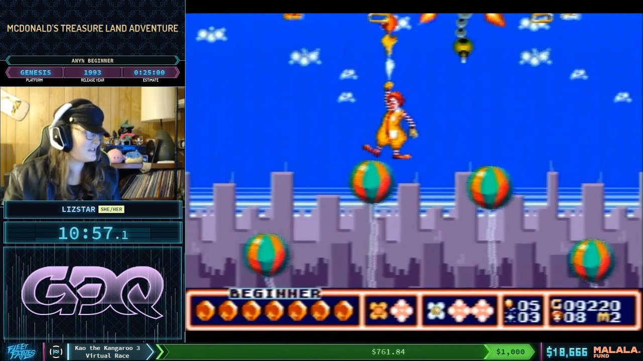 McDonald's Treasure Land Adventure by Lizstar in 21:47 - Fleet Fatales 2020