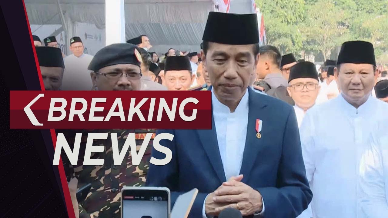 BREAKING NEWS - Jawab Presiden Jokowi soal Arah Dukungannya di Pilpres 2024