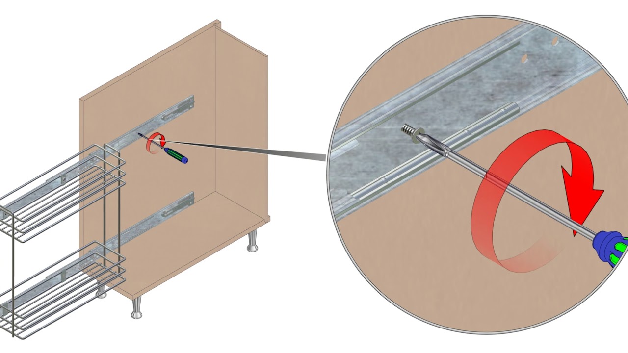 Installation Guide for Starax Pull Out Basket (S-2210 series)