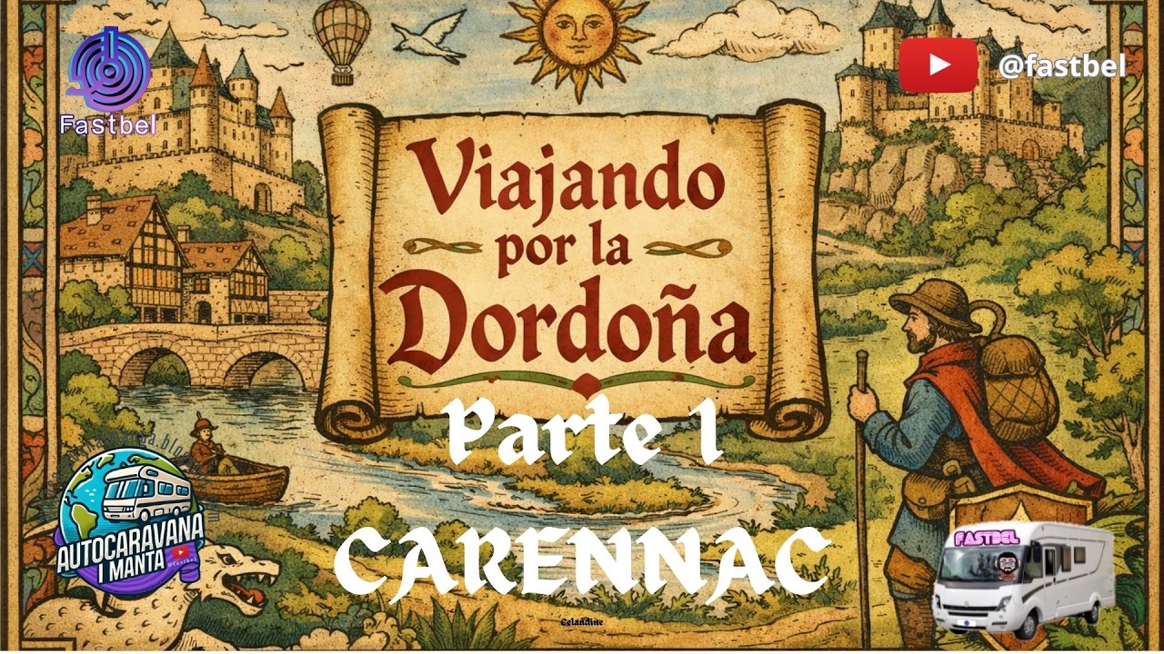 Viajando por la Dordoña en autocaravana, parte 1 Carennac.