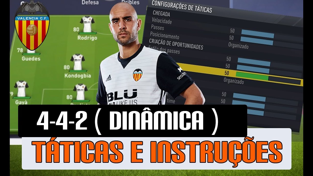FIFA 18 | FORMAÇÃO 4-4-2 (dinâmica) , TÁTICAS PERSONALIZADAS PERSONALIZADAS E INSTRUÇÕES