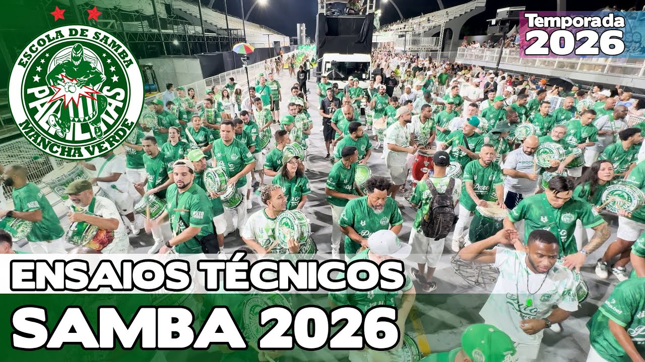 MANCHA VERDE 2026 | ENSAIO TÉCNICO LARGADA E PISTA | SAMBA AO VIVO #ETSP26