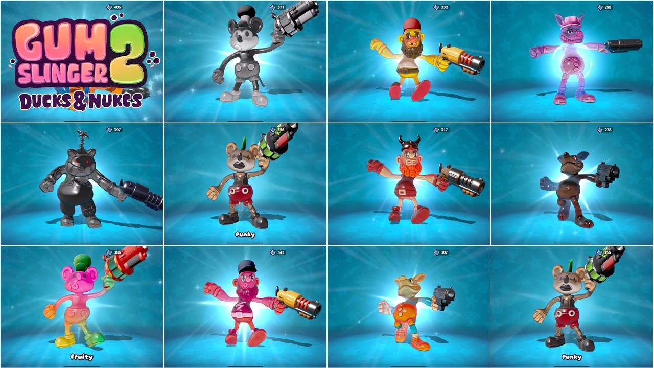 Gumslinger 2 All Skins Unlocked and Gameplay