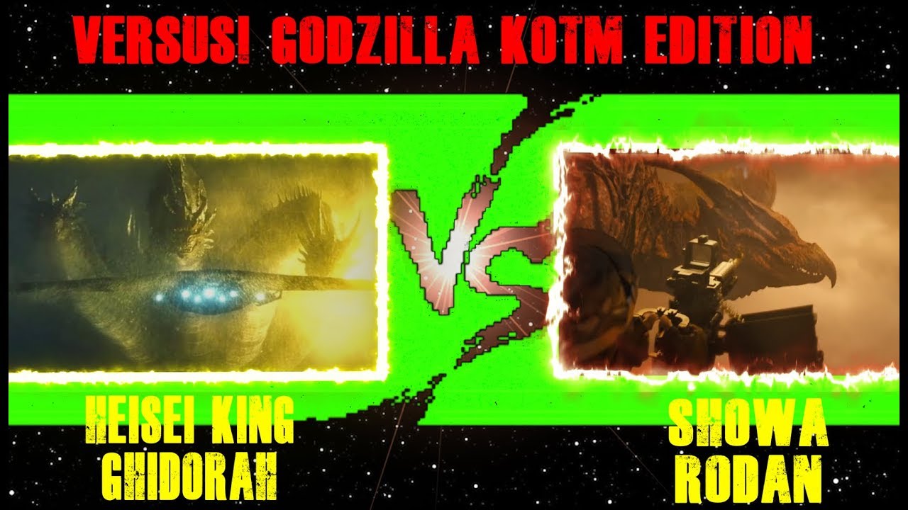 VERSUS! Godzilla KotM Edition; Heisei King Ghidorah vs. Showa Rodan