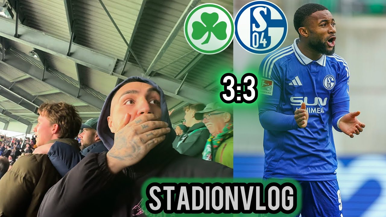 VAR Wahnsinn ! Schalke bleibt über uns ! Fürth SpVgg Vs FC Schalke 04 / StadionVlog! 🔥☘️￼