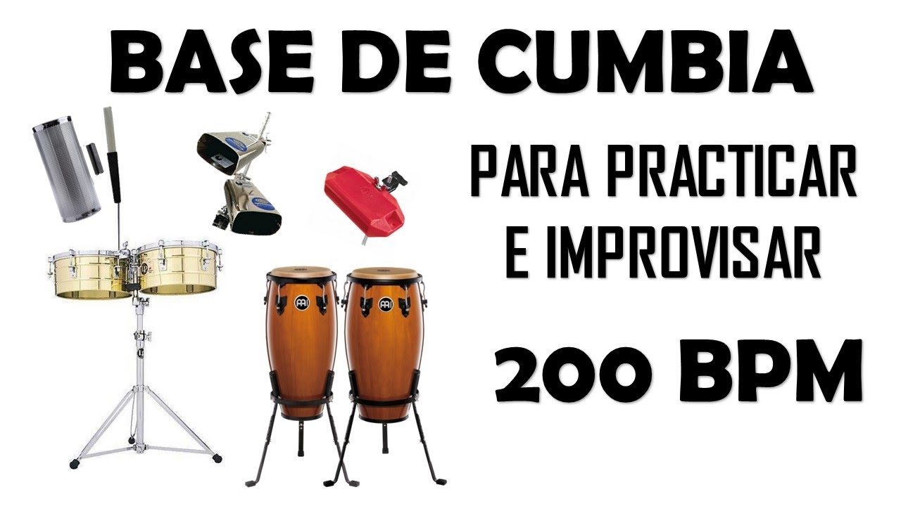 Ritmo / Base De CUMBIA Para Improvisar y Practicar - 200 bpm