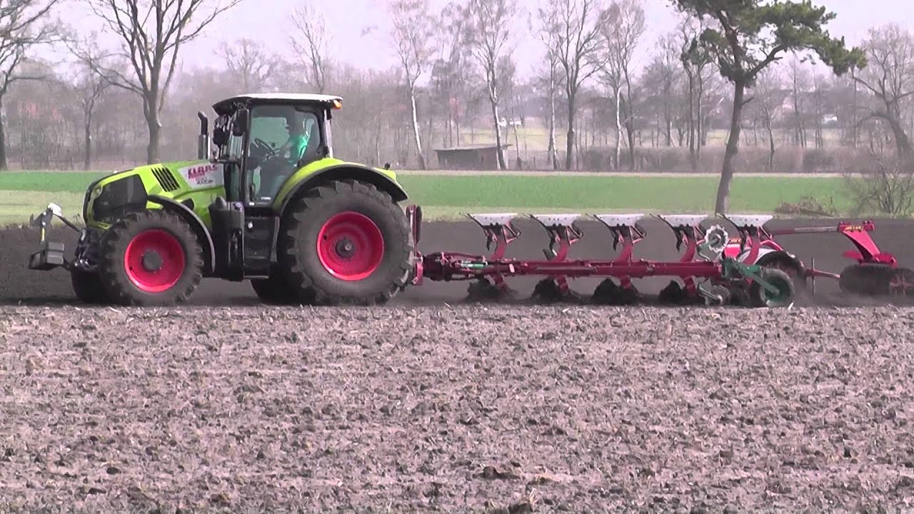 Pfl&uuml;gen 2015 mit neuen Claas Axion 830