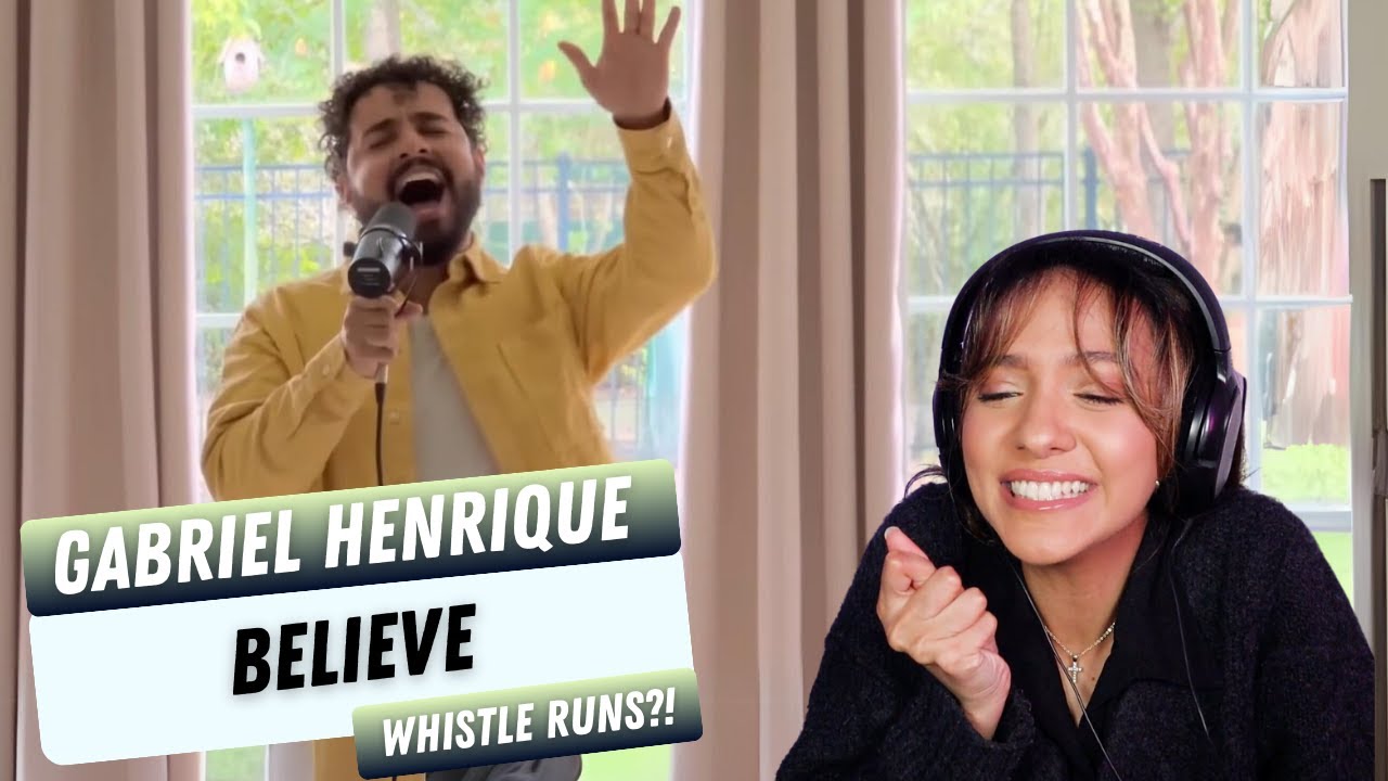 Gabriel Henrique - Believe (Cover) | REACTION!!